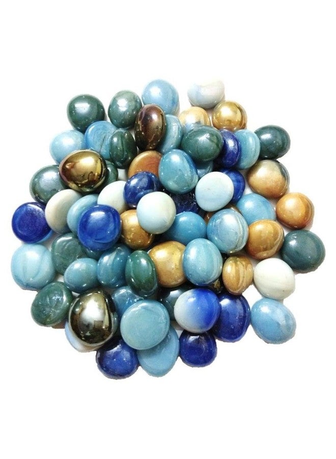 Somil Multicolor Pebbles/Stones for Garden, Plants, Lawns, Aquariums, Fish Pots, Home Decor, Vases, Furniture Filler. Size: 10-30mm, Shiny Multicolor -A516 - Image 1